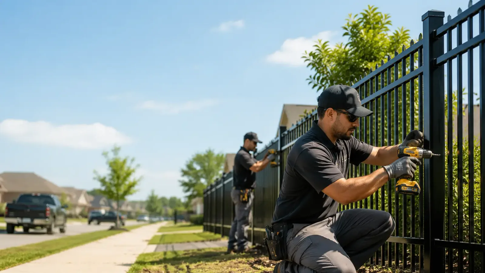 Metal Fence Installation in Ashville, OH